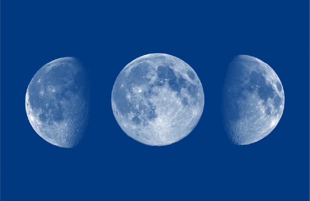 ひまわり算命学をイメージにした夜空の画像